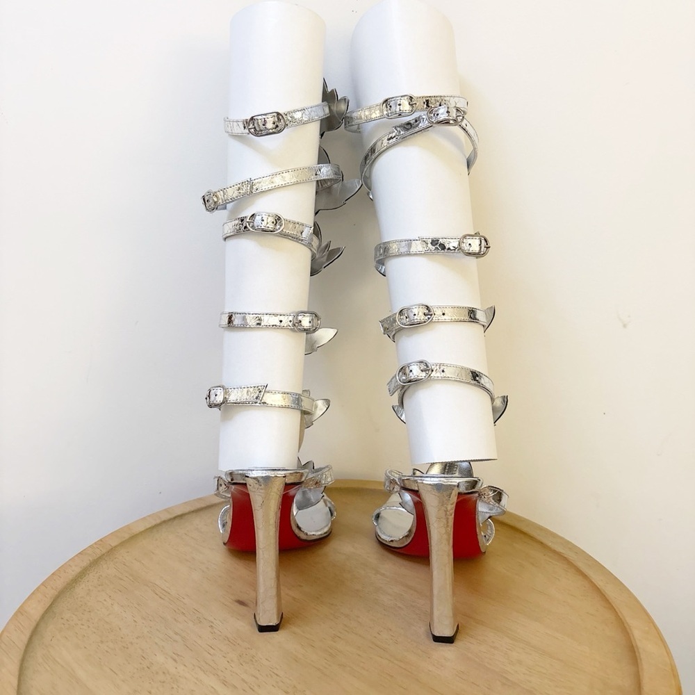 New Christian Louboutin x Marvel Sea Warrior Gladiator Heel - Picture 9 of 15